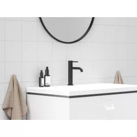   Espirit álló mosdócsaptelep 190 mm leeresztő nélkül ES 012.20BLM, Black Matt