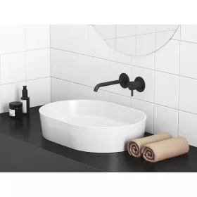   Espirit falba süllyesztett mosdócsaptelep belső egység nélkül ES 019.20BLM.O1.RB07B, Black Matt