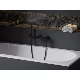   Eleganta fali kádcsaptelep zuhanyszett nélkül EL 022.20BLM, Black Matt