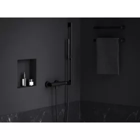   Eleganta fali zuhanycsaptelep szett nélkül EL 032.20BLM, Black Matt