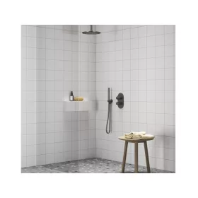   Espirit falba süllyesztett termosztátos csaptelep, kétutas, beslő egység nélkül ES 063.20GB.O2.RB07C, Graphite Brushed