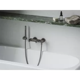   Eleganta fali kádcsaptelep zuhanyszett nélkül EL 022.20GB, Graphite Brushed