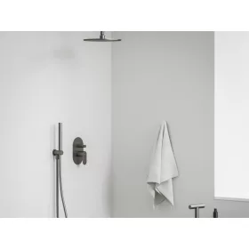   Eleganta falba süllyesztet csaptelep, automatikus, kétutas, belső egységgel EL 061.20GB.O2, Graphite Brushed