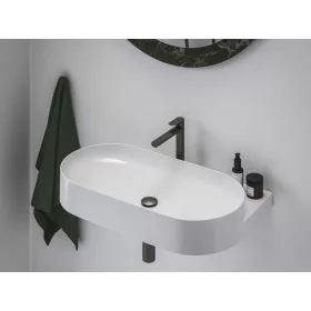   Eleganta álló mosdócsaptelep 220 mm leeresztő nélkül EL 014.20GB, Graphite Brushed