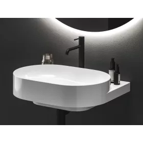   Espirit álló mosdócsaptelep BeCool 250 mm leeresztő nélkül ES 014.21BM, Black Matt