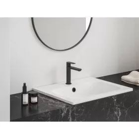   Eleganta álló mosdócsaptelep BeCool 174 mm leeresztő nélkül EL 012.21BLM, Black Matt