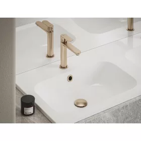   Eleganta álló mosdócsaptelep BeCool 174 mm leeresztő nélkül EL 012.61RGB, Rose Gold Brushed