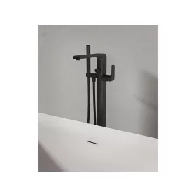   Flat padlón álló kádcsaptelep szettel FL 080.20BLM.RB07A, matt fekete