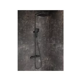   Flat termosztátos zuhanyoszlop szettel FL 091.20BLM, matt fekete