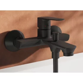 Life kádcsaptelep szett nélkül LF 022.20BLM, matt fekete