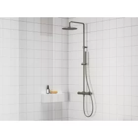   Espirit termosztátos zuhanyoszlop szettel ES 091.20GB, Graphite Brushed