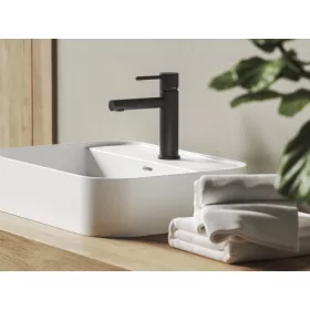   Nox mosdócsaptelep 190 mm, lefolyó nélkül NX 014.20BLM, matt fekete