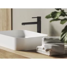   Nox mosdócsaptelep 280 mm, lefolyó nélkül NX 015.20BLM, matt fekete