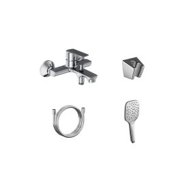 Life fali kádcsaptelep, szettel, chrom LF 022.00CR+S