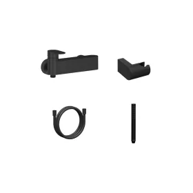   Chrome fali zuhanycsaptelep szettel, matt fekete CR II 032.20BL+S