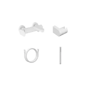 Eleganta fali kádcsaptelep szettel, fehér EL 022.10WV+S