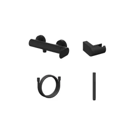   Eleganta fali zuhanycsaptelep szett nélkül, matt fekete EL 032.20BLM+S