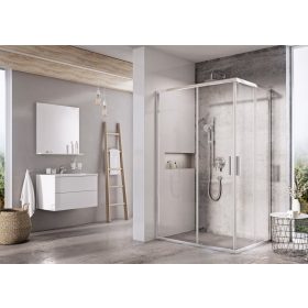   Blix Slim BLSRV2K-90 zuhanykabin krómhatású+transparent (1 oldal)