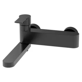   PAX fali kádtöltő csaptelep. elfordítható kifolyócsővel. matt fekete