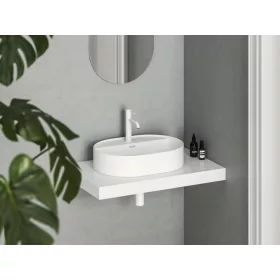 Ceramic Slim Shelf O 55 kerámiamosdó matt fehér