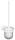 BEMETA WHITE WC kefetartó. fehér kefével. 95x370x140mm. fehér (104113014)