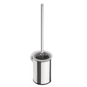   BEMETA OMEGA Fali WC kefetartó. fekete kefe. 95x385x120mm. króm (104913117)
