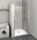 POLYSAN ZOOM LINE zuhanyajtó, 800mm, transzparent üveg, króm, ZL1280