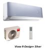 Vivax ACP-09CH25AERI+ R-Design+ - Silver/Ezüst 2,7kW split klíma, fűtésre optimalizált, A+++, -25°C-ig fűtés