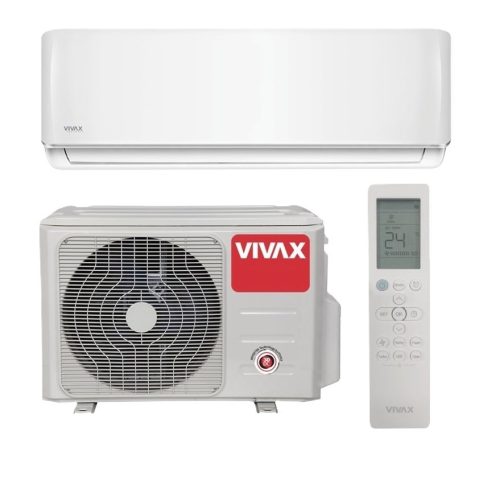 Vivax ACP-09CH25AERI+ R-Design+ - Fehér 2,7kW split klíma, fűtésre optimalizált, A+++, -25°C-ig fűtés