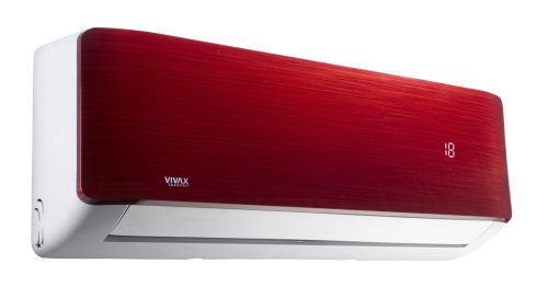 Vivax ACP-12CH35AERI R-Design+ - Cherry Red, 3,5kW multi klíma beltéri egység