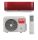 Vivax ACP‑12CH35AERI+ 3,5 kW R‑Design Cherry Red split klíma, R32 gázzal, A+++/A++ energiaosztállyal, fűtésre optimalizált, WiFi előkészítéssel