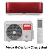 Vivax ACP-12CH35AERI+ R-Design+ - Cherry Red 3,5kW split klíma, fűtésre optimalizált, A+++, -25°C-ig fűtés