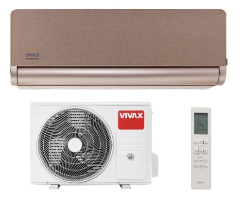 Vivax H+ Design Arany 5kW ACP-18CH50AEHI+ oldalfali split klíma, fűtésre optimalizált,  A++, -25°C-ig fűtés