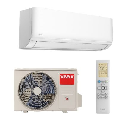 Vivax S-Design Pro ACP-24CH70AESI+ R32 7kw oldalfali split klíma fehér, UV lámpával és Sterilizáló funkcióval