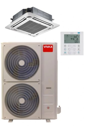 Vivax ACP-48CC140AERI+ LCAC kazettás split klíma – beltéri és kültéri egység
