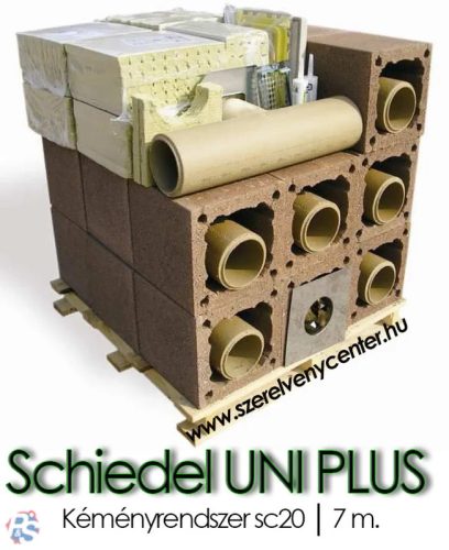 Schiedel Adriatic 20cm/7m, 3 rétegű szigetelt kerámia kéményrendszer.