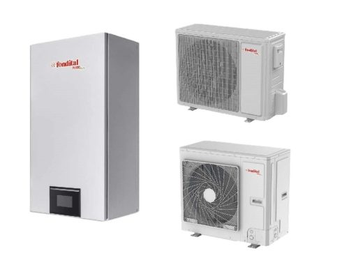 Fondital PROCIDA AWS XB8 split hőszivattyú beépített 180 l-es tárolóval, 1 fázisú, 8kW