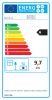 BLIST B10 7-9kW fa tüzelésű acéllemez kályha, sötét szürke színben