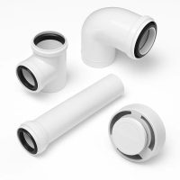 Kondenzációs kazánokhoz idomok