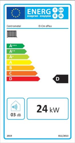 Centrometal El-Cm ePlus 24kW elektromos kazán könzponti fűtéshez, tágulási tartállyal és szivattyúval