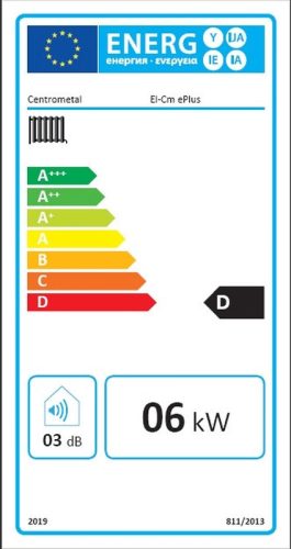 Centrometal El-Cm ePlus 6kW elektromos kazán könzponti fűtéshez, tágulási tartállyal és szivattyúval