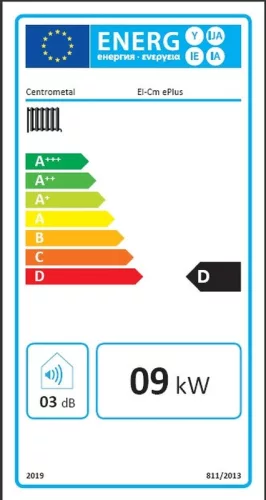 Centrometal El-Cm ePlus 9kW elektromos kazán könzponti fűtéshez, tágulási tartállyal és szivattyúval