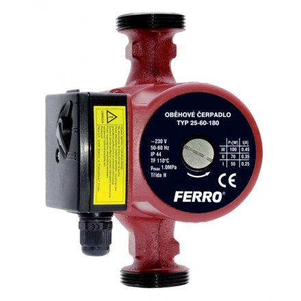 Ferro 25-60 180 keringetőszivattyú ivóvízre (ciksz: W0202)