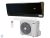 Fisher FSAUIF-ART-123AE3-B Art, split klíma, oldalfali szett, antracit 3,5 kW