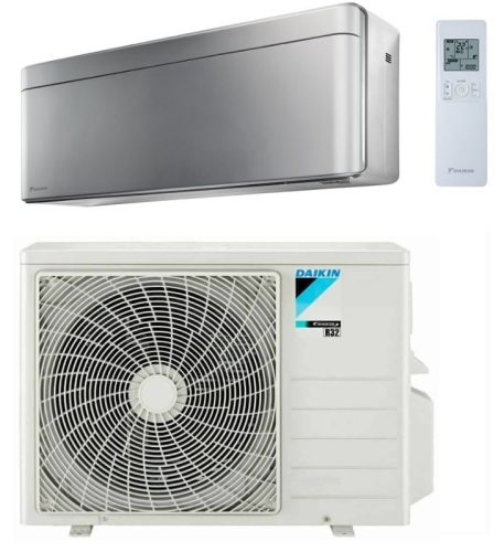 Daikin Stylish Silver FTXA25BS-RXA25A oldalfali split klíma szett 2,5 kW, ezüst