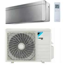  Daikin Stylish Silver FTXA50BS-RXA50B oldalfali split klíma szett 5 kW, ezüst