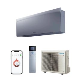   Daikin Emura Silver FTXJ35AS-RXJ35A oldalfali split klíma szett 3,5 kW, ezüst