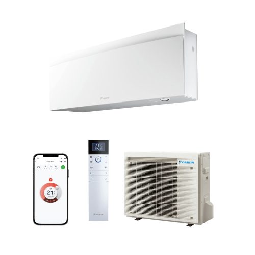 Daikin Emura White FTXJ35AW-RXJ35A oldalfali split klíma szett 3,5 kW, fehér