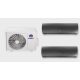 Gree multi klíma szett 5,3kW (GWHD18NK6OO) kültéri egység + 2db 2,7kW Dark Pro beltéri egység