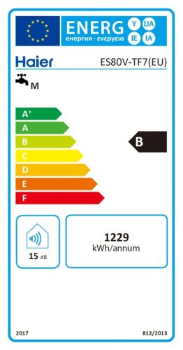 Haier Prémium 80 literes szögletes villanybojler ES80V-TF7